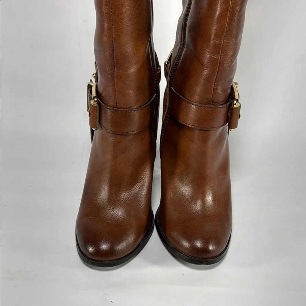 Aldo Brantingham Brown Knee-High Leather Boots 7.5 - Picture 8 of 10
